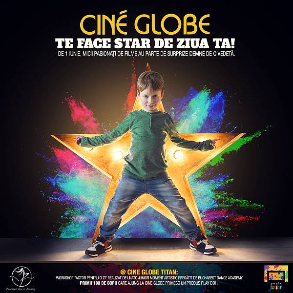 De 1 Iunie, la Cine Globe copiii au parte de suprize demne de o vedetă de film ok