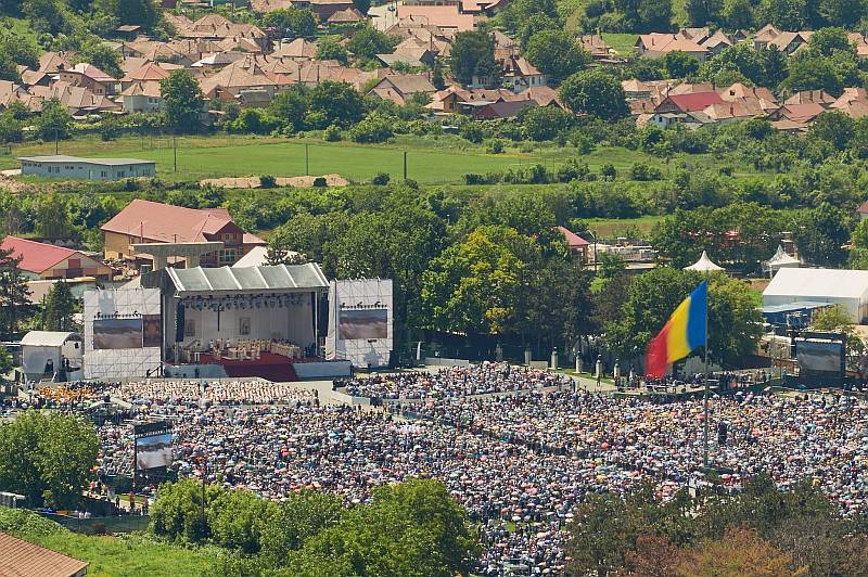 Sanctitatea Sa Papa Francisc pe Câmpia Libertății din Blaj