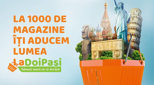 Rețeaua LaDoiPași a atins obiectivul de 1000 de magazine la nivel național