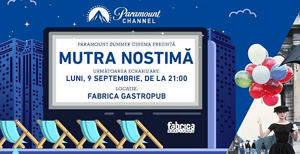 „Mutra nostimă” încheie serile de film Paramount Channel de la Fabrica Gastropub