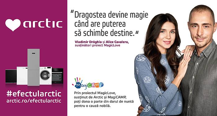 Arctic lansează campania ♥️ Arctic printr-un parteneriat cu MagiCAMP