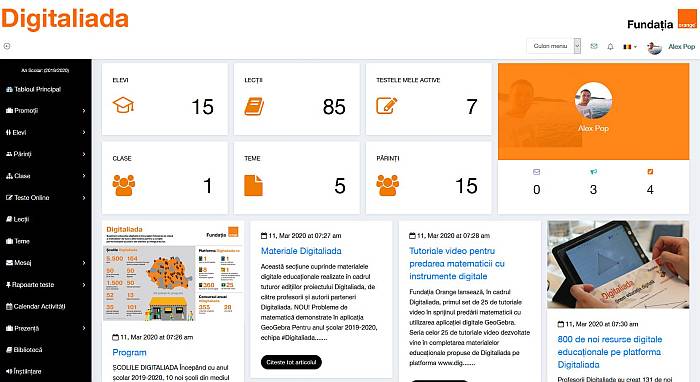 #Digitaliada vine în sprijinul profesorilor și elevilor care stau acasă