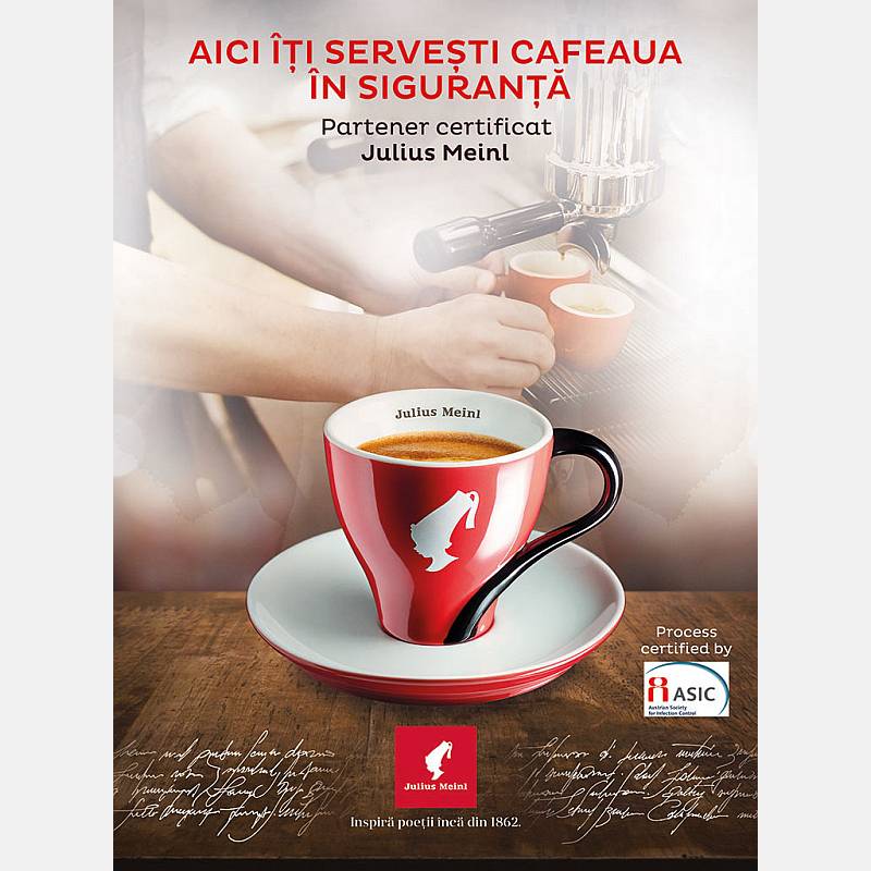 Julius Meinl cursuri online gratuite și certificare pentru redeschiderea în siguranță a locaţiilor partenere din HoReCa