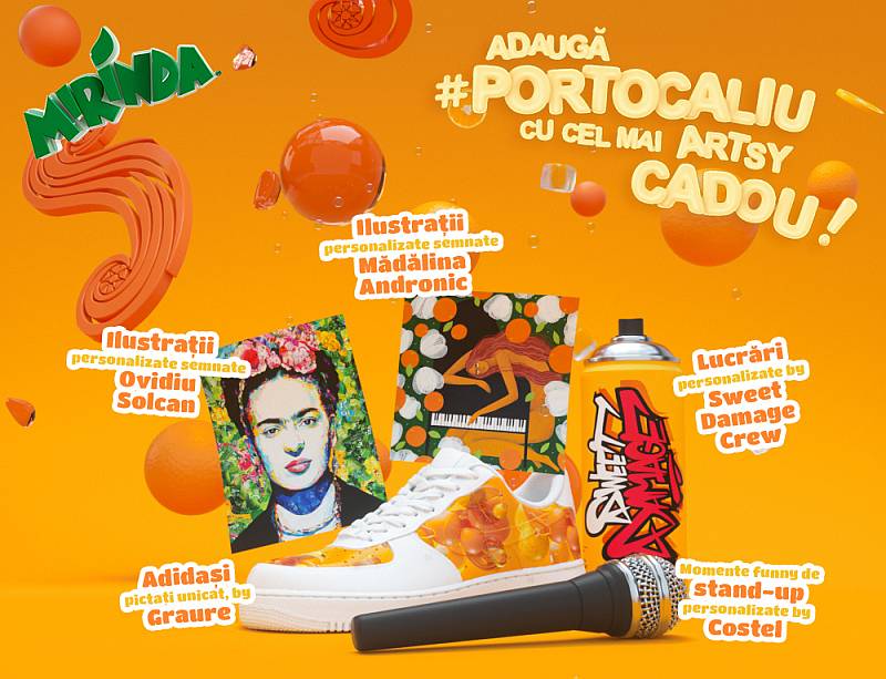 Mirinda România și Golin adaugă #portocaliu în lumea consumatorilor