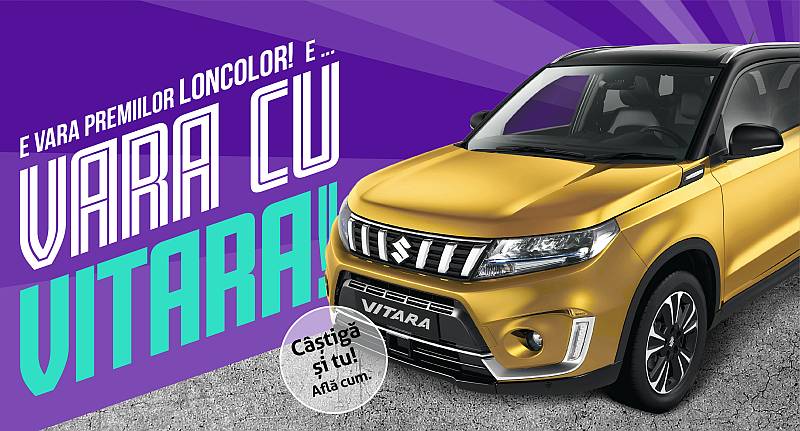 Campania de vara LONCOLOR: 1000 de premii instant si o masina Suzuki Vitara