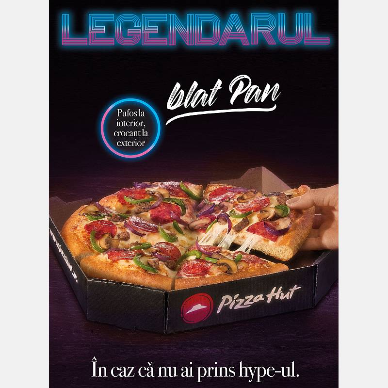 40 de ani de la lansarea blatului PAN® - cel mai indragit produs de la Pizza Hut